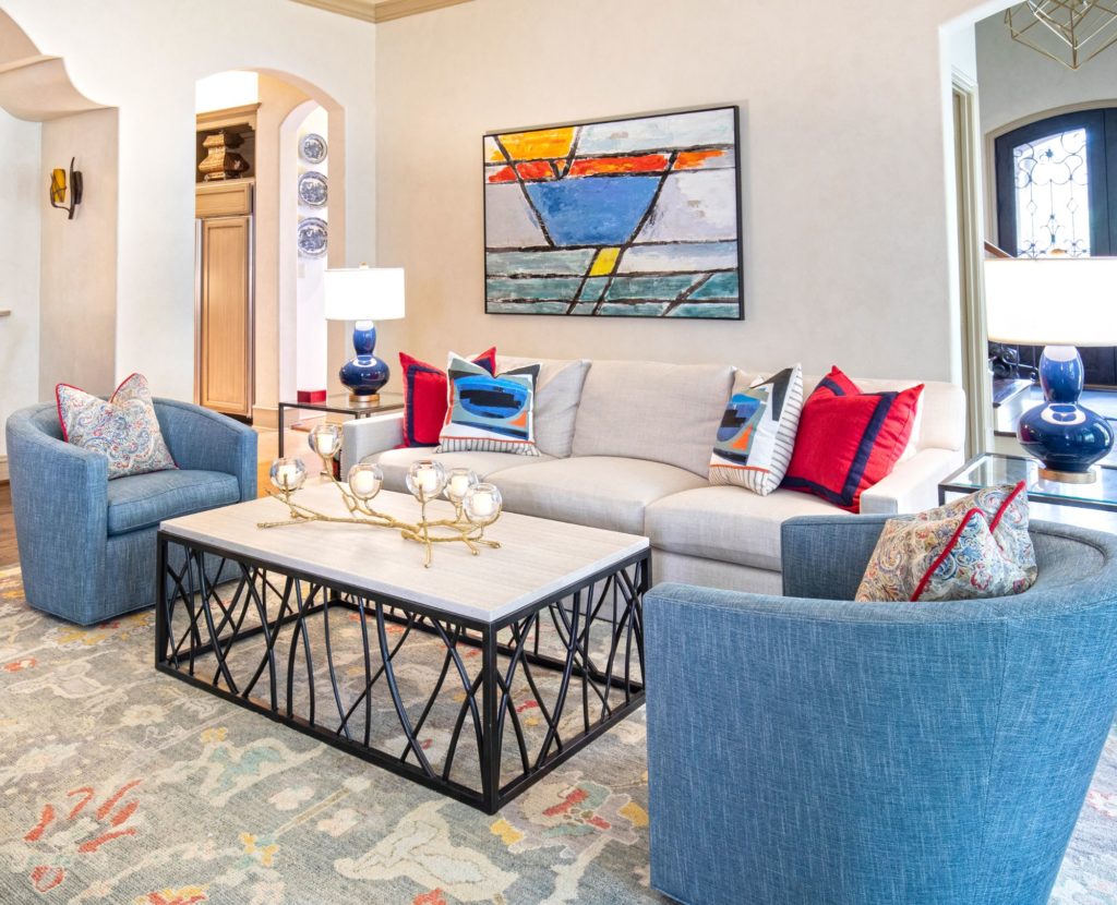 Eclectic Living Room Interior Design